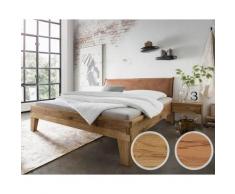 Forestales »Navarra« Massivholzbett II 140x200 cm / Wildeiche