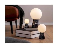 Sompex »Carrara« Tischleuchte Marmor schwarz 20 cm