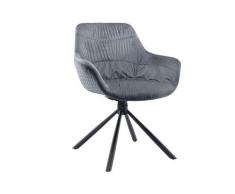 SalesFever »Harvey« Drehstuhl grau 64x82x63 cm