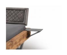 Massivholz Nachttisch Metall 2er-Set – erhältlich in 2 Ausführungen