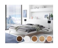 Hasena Pronto »Calvari« Massivholzbett 90x200 cm / Buche weiss deckend, lackiert / 20 cm