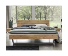 Forestales »Redwood« Massivholzbett II 180x200 cm / Kernbuche