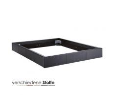 Hasena Dream-Line Bettrahmen Lungo 23/4S 180x200 cm / PK3 Buffalo 722 espresso