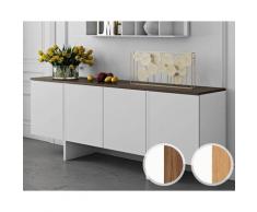 TemaHome »Edge« Sideboard Weiß - Eiche