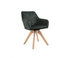 SalesFever »Mercur« Armlehnstuhl dunkelgrün 59x85x61 cm