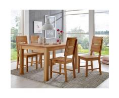 3S Frankenmöbel »Diez« Massivholz Esstisch 110x70 cm / Wildeiche geölt / ohne Funktion