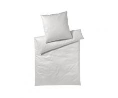 Elegante Mako-Satin Bettwäsche »Solid« Natur 6800-70 Bettwäsche 155x220 cm / 80x80 cm