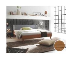 Hasena Oak-Line Wild Massivholzbett Leno/Boga 140x200 cm / Wildeiche natur, gebürstet, geölt