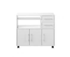 TemaHome »Marius« Küchenschrank auf Rollen Weiß