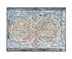 La Casa »zwei Weltkugeln« Ölbild handbemalt 90x120 cm auf Leinwand