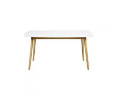 Actona »Nagano« Esstisch weiss 150x75,5x80 cm