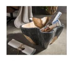 die Faktorei »Deep Black Washed« Unikat Deko-Schale