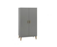 KocotKids »Kubi« Kleiderschrank in grau