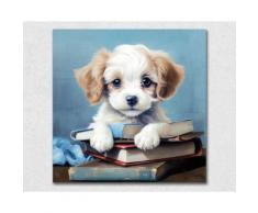 La Casa »Hundewelpe I« Ölbild 60x60 cm