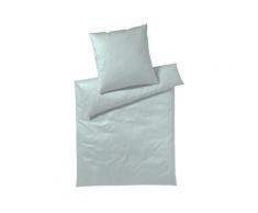 Elegante Mako-Satin Bettwäsche »Sister Stripe« Salbei 3517-04 Bettwäsche / 155x200 cm / 80x80 cm