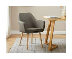 SalesFever »Darla« Armlehnstuhl braun 62x84x60 cm