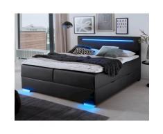 meise.möbel »Las Vegas II« Boxspringbett inkl. Bettkasten in schwarz 160x200 cm