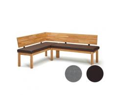 Schösswender »Roberto« Eckbank li. 155 x re. 194 cm / Stoff Mercury 118 grau