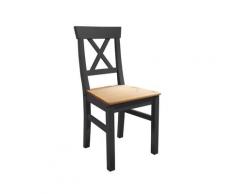 3S Frankenmöbel »Country« Massivholz Holzstuhl grau