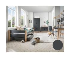 INFANSKIDS »Infanscolor« Kinderzimmer Kinderbett anthrazit – erhältlich in 2 Größen