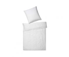 Elegante Casual Bettwäsche »Breeze« Weiß 7038-00 Bettwäsche / 200x220 cm / 2x 80x80 cm