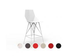 Vondom »FAZ« Outdoor Barhocker Hoch 75 cm / B 50 x H 111 x T 51 cm / Ecru