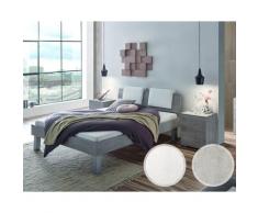Hasena Top-Line Bett Advance Mico/Orva 160x200 cm / Beton Nachbildung
