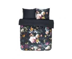 Essenza »Fleur« Satin Bettwäsche Nightblue – erhältlich in 3 Größen