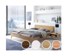 Hasena Pronto Massivholz-Bett Trento Nelo/Pella 100x200 cm / Kernbuche natur, geölt