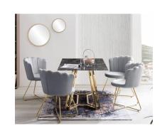 SalesFever »Arielle« Stuhl 2er-Set hellgrau