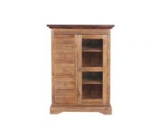 SIT Seadrift Teak Massivholz Brotschrank 6201-34 / B 86 x H 122,5 x T 39 cm