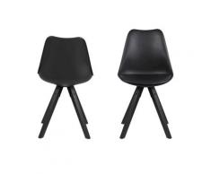 Actona »Dima« Esszimmerstuhl Schwarz – erhältlich in 2 Größen