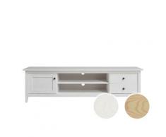 Massivholz »Solvita« TV Lowboard II Kiefer weiß