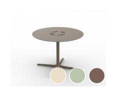 Resol »Toledo Aire« Outdoor Tisch XL rund Green Grey / Ø 90 cm