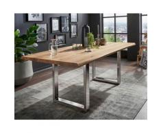 3S Frankenmöbel »Lugano« Wildeiche Massivholz Esstisch TI-0600 / 260x100 cm / schweizer Kante