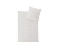 Hefel Luxus »Karo« Tencel Bettwäsche groß elfenbein 7000/010 Bettwäsche / 155x200 cm / 80x80 cm