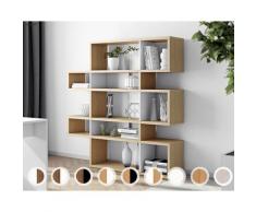 TemaHome »London« Regal II Walnuss - Rückwand Schwarz