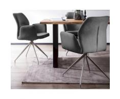 SalesFever »Amira« Drehstuhl dunkelgrau 60x89x62 cm