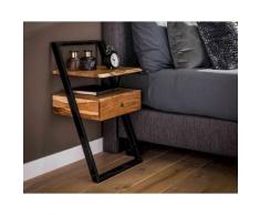 designline »Lean« Massivholz Nachttisch