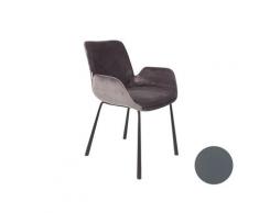 Zuiver Designer-Stuhl Brit mit Armlehne Dark Grey
