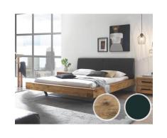 Hasena Oak-Vintage Massivholzbett Bloc Slid/Opera 200x200 cm / Wildeiche vintage natur, geölt