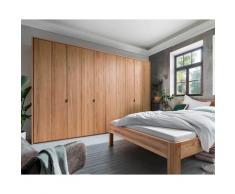 Forestales »Colorado« Massivholz Kleiderschrank I 6-türig / Kernbuche