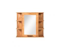 die Faktorei »Urban Spa« Spiegelschrank 80x71x21 cm / Akazie massiv