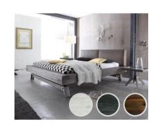 Hasena Factory-Line Massivholzbett Bloc Stabil/Duna 200x200 cm braun