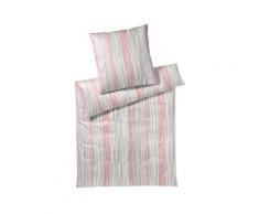 JOOP! »Pinstripe« Coral 4090-01 Bettbezug (Bettwäsche) / 135x200 cm