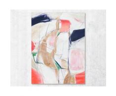 La Casa Ölbild handgemalt "abstrakt" weiss-rot-schwarz-grün 90x120 cm 182031