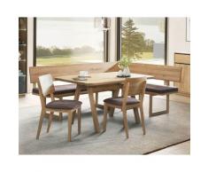 Schösswender »Deven« Eckbankgruppe II Gavin 03 beige / Wildeiche Samtöl