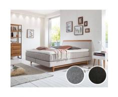 Kamjo »Ming Plus« Boxspringbett inkl. Topper 160x200 cm / H3/H4 / Anouk black