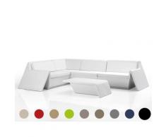 Vondom »REST« Outdoor Modul Chaiselongue / Lackiert Hochglanz / Navy / B 106 x H 45 x T 56 cm