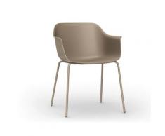 Resol »Shape 4 Patas« Outdoor Stuhl Green Grey